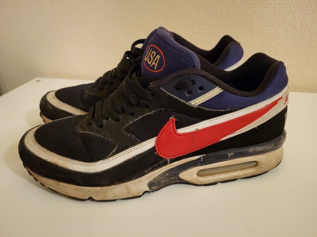 Nike air max classic bw maat 45,5, Ophalen of Verzenden, Gedragen, Zwart