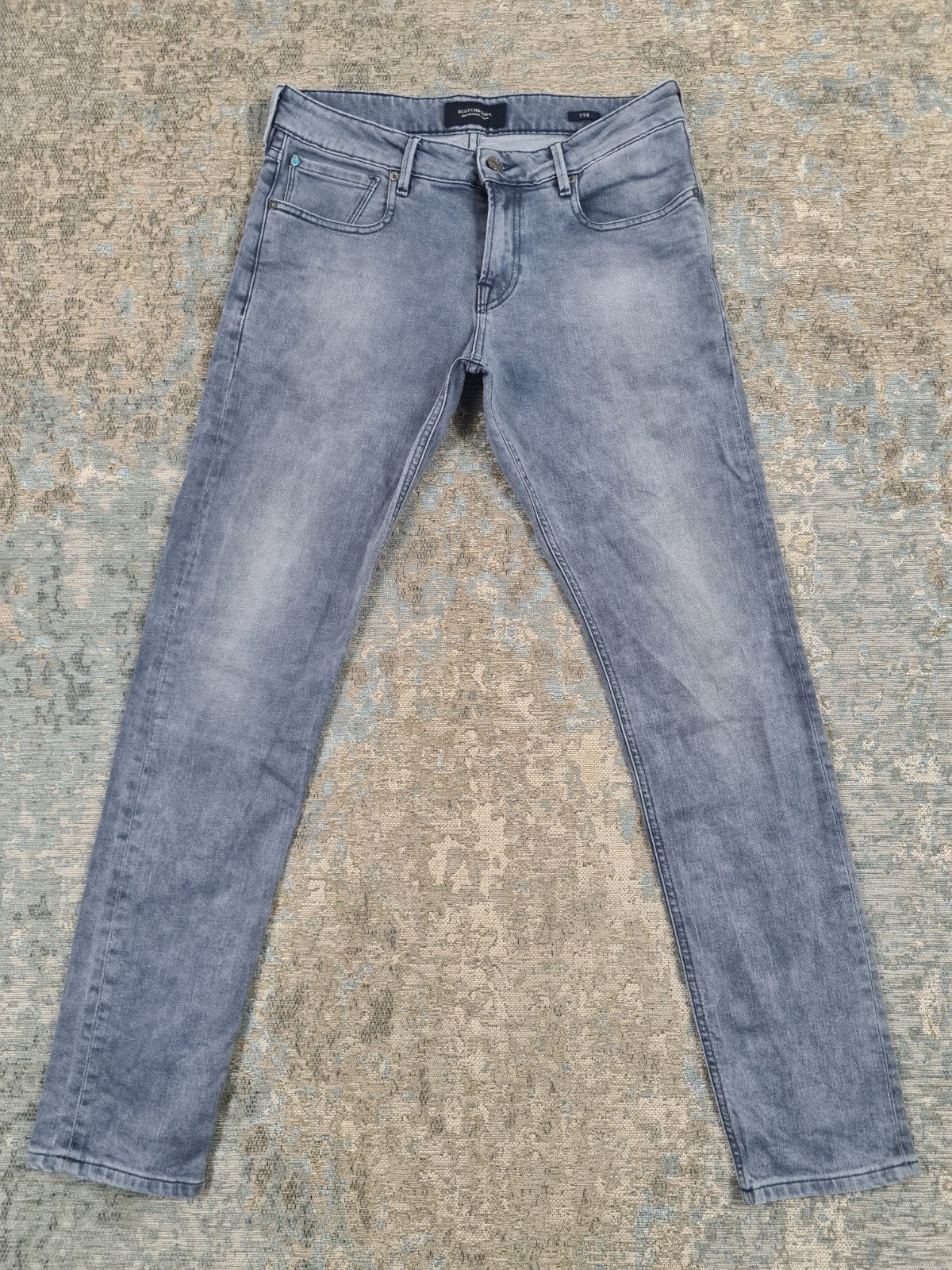 Scotch and Soda TYE W32 L34 Slim STRETCH Grijs Bronno3234, Verzenden, https://scotch-soda.eu/pages/contact, W32 (confectie 46) of kleiner