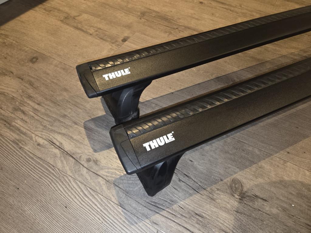 Thule wingbar Evo Black 123cm, Auto diversen, Dakdragers, Ophalen, Zo goed als nieuw