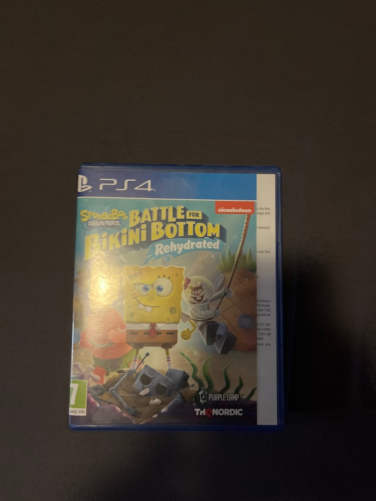 SpongeBob SquarePants: Battle for Bikini Bottom Rehydrated P, Ophalen, Gebruikt, 1 speler, Platform