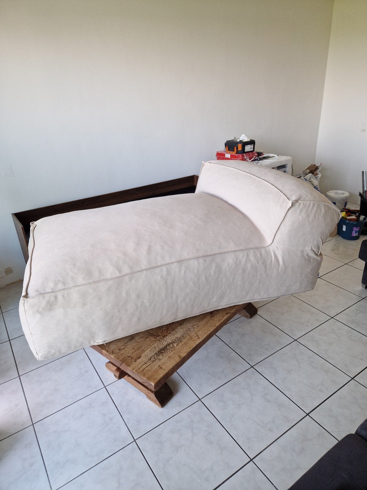 Comfortabele zitzak/loungekussen, Ophalen, 125 cm of meer, Zo goed als nieuw, Modern, Casual