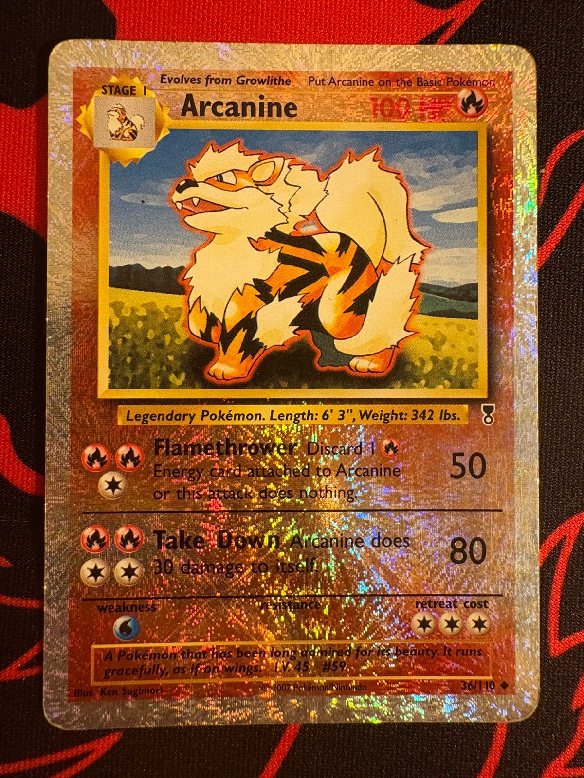 Pokémon Card Arcanine - 36/110 Legendary Collection Reverse, Ophalen of Verzenden, Zo goed als nieuw