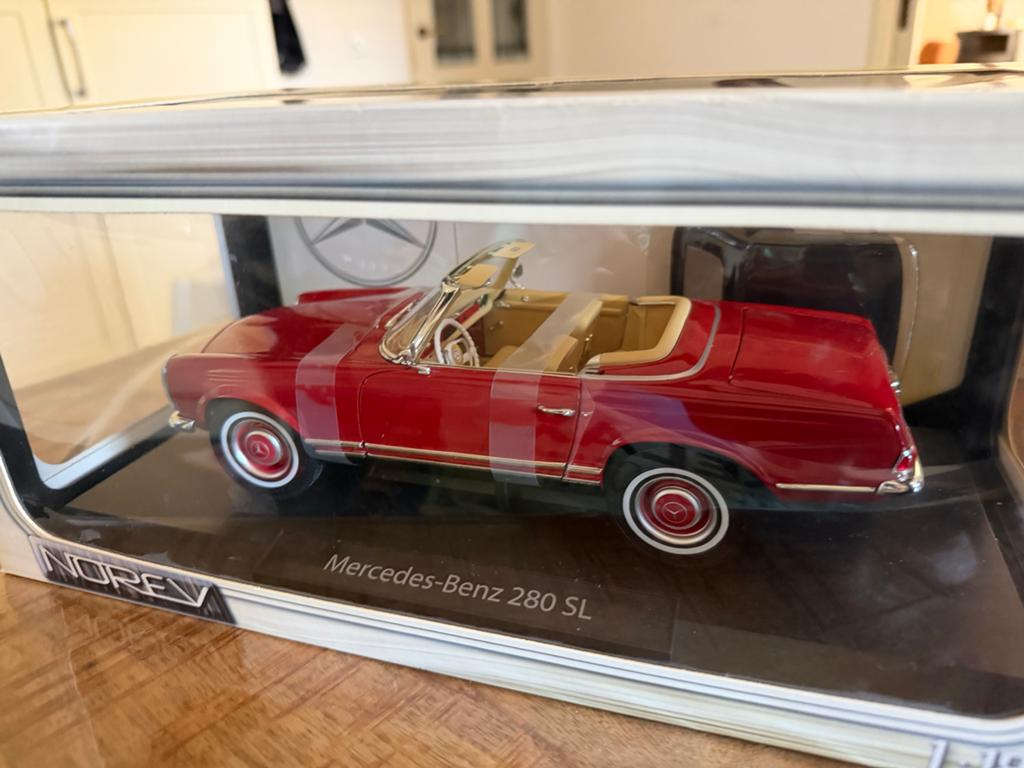 Norev 1/18 Mercedes 280SL - Nieuw in verpakking, D, Auto, Nieuw, Norev