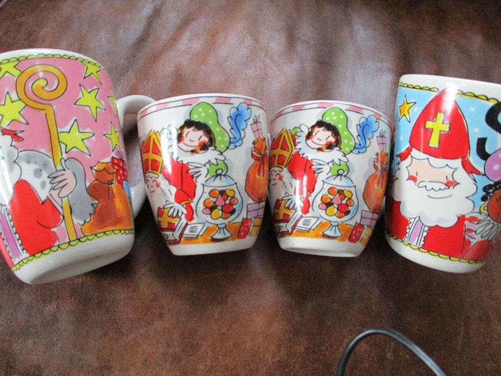 Blond Sinterklaas bekers, Ophalen of Verzenden, Zo goed als nieuw