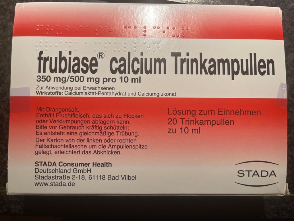 Frubiase Calcium drinkampullen voor fokkers - nestje pups, Ophalen of Verzenden, Nieuw