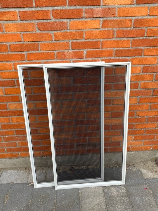 2x z.g.a.n. hor voor tegenhouden van vliegen of muggen, Kunststof, Minder dan 80 cm, Hordeur, Minder dan 200 cm
