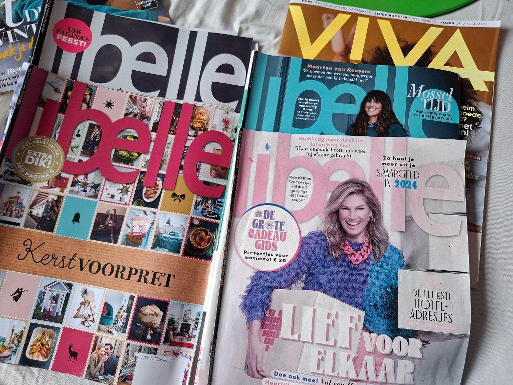 4 x Libelle en 1 Viva, oude tijdschriften, Boeken, Tijdschriften en Kranten, Ophalen of Verzenden, Gelezen, Damesbladen