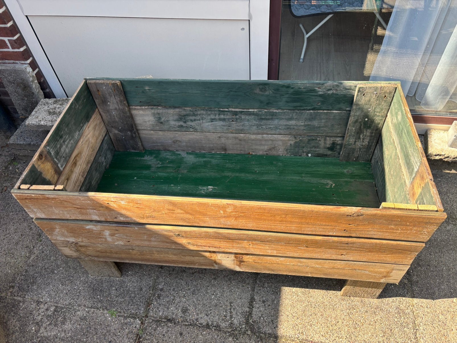 Moestuin bak / plantenbak, Ophalen, Zo goed als nieuw, Balkon, Rechthoekig