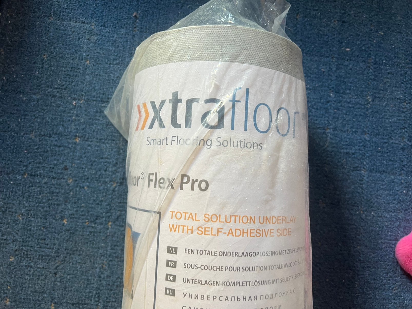 XtraFloor Flex Pro *Plak-PVC* á 6.5 m², Minder dan 50 cm, Ophalen of Verzenden, Grijs, Rechthoekig