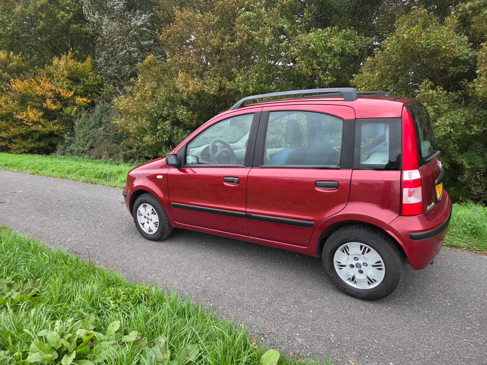 Fiat Panda 1.2 44KW 60PK 2005 Rood, Auto's, Voorwielaandrijving, Stof, Origineel Nederlands, Handgeschakeld