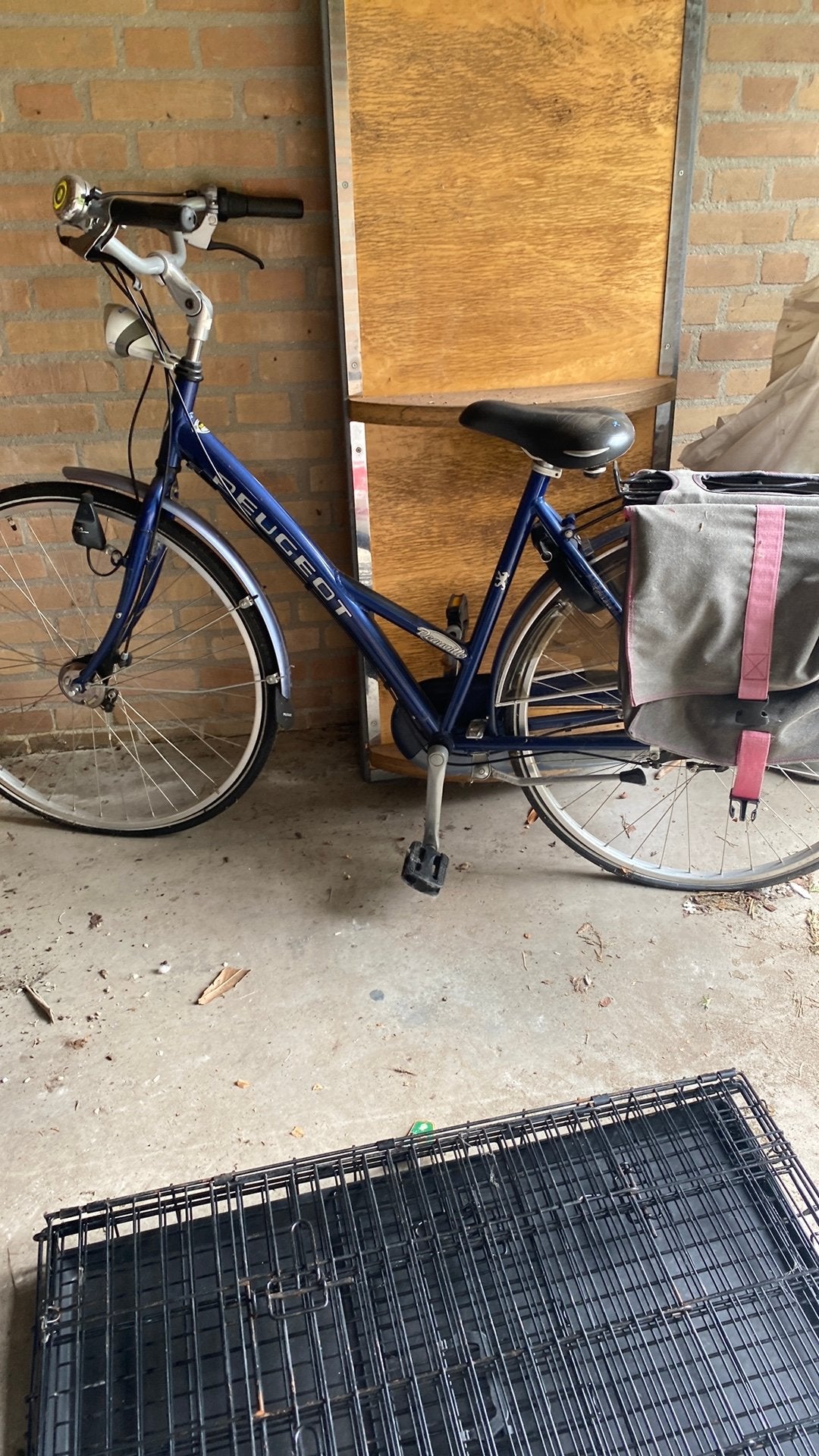 Peugeot damesfiets met fietstassen, Fietsen en Brommers, Fietsen | Dames | Damesfietsen, Velgrem, Ophalen, Overige merken, 53 tot 56 cm