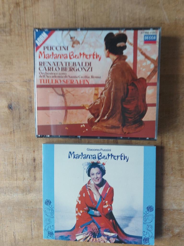 2 CD Puccini - Madama Butterfly (2 CD + boekje 240 pagina's), Ophalen of Verzenden, Classicisme, Zo goed als nieuw, Overige typen
