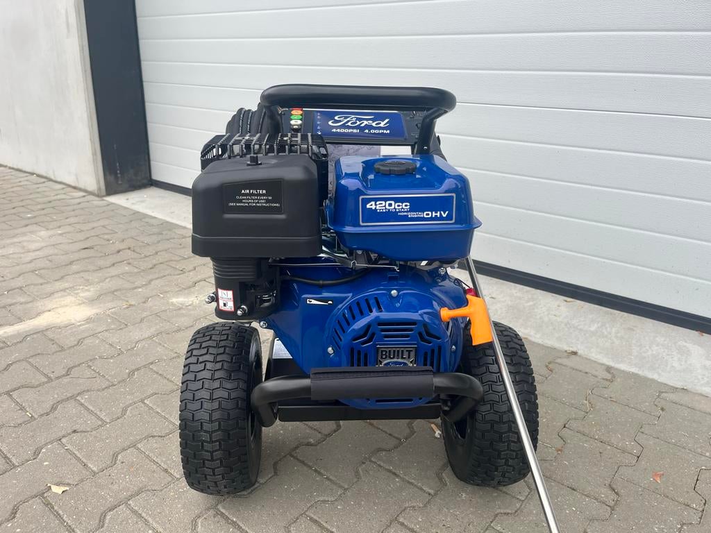 Nieuwe Ford Benzine Hogedrukreiniger - Krachtig en Efficiënt, Tuin en Terras, Hogedrukreinigers, Benzine, Ggggg, Nieuw, Gggg