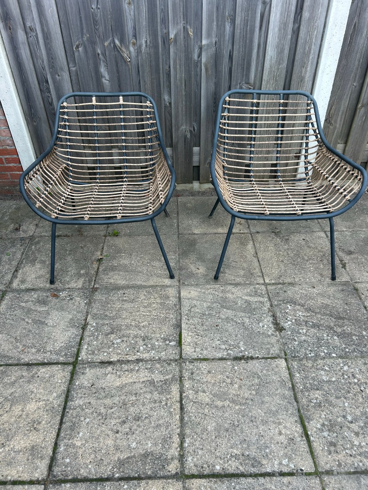 Set van 2 stoelen - perfect voor binnen of buiten, Ophalen, Gebruikt, Twee, Overige kleuren