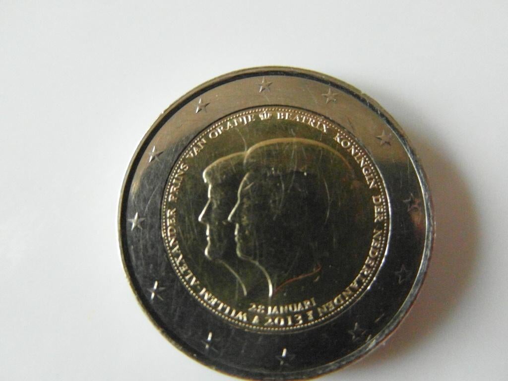 2 euro munt Alexander en Beatrix dubbelportret  28-1-  2013, Postzegels en Munten, Munten | Nederland, Ophalen of Verzenden, Koningin Beatrix