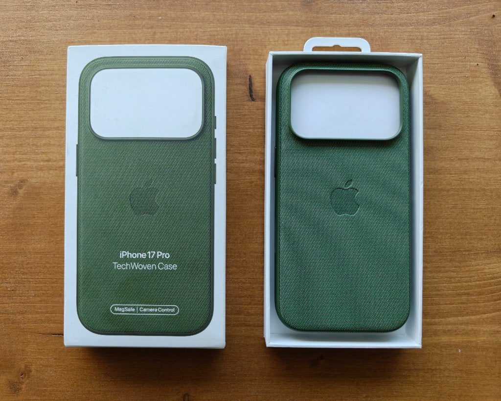 TechWoven Case iPhone 17 Pro Groen, Telecommunicatie, IPhone 17, MagSafe, Frontje of Cover, Nieuw