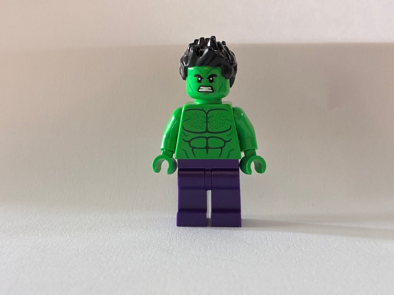 Lego Hulk Minifiguur Sh1149, Marvel, Lego, Ophalen of Verzenden, Zo goed als nieuw