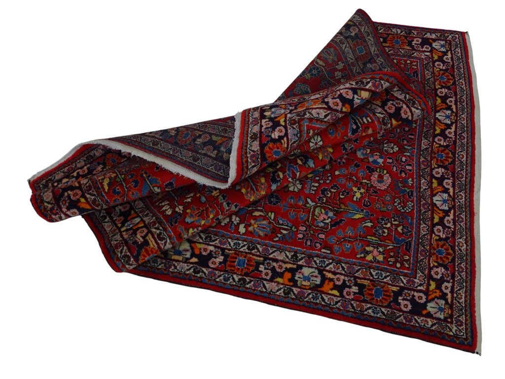 Perzisch tapijt - Sarouk - 218 x 128 cm - Handgeknoopt, -, -, 200 cm of meer, Zo goed als nieuw