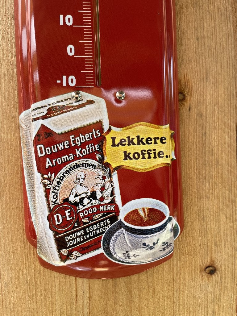 Douwe Egberts retro Thermometer, Ophalen of Verzenden, Huis en Inrichting