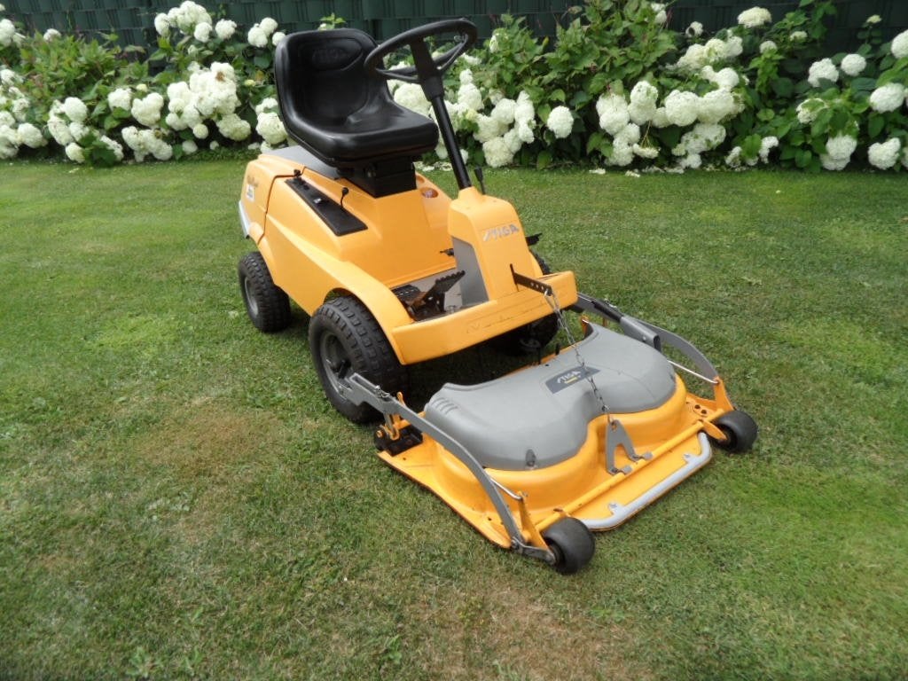 stiga frontmaaier hydrostaat14 hp, Tuin en Terras, Ophalen, Gebruikt, Stiga, Mulchfunctie