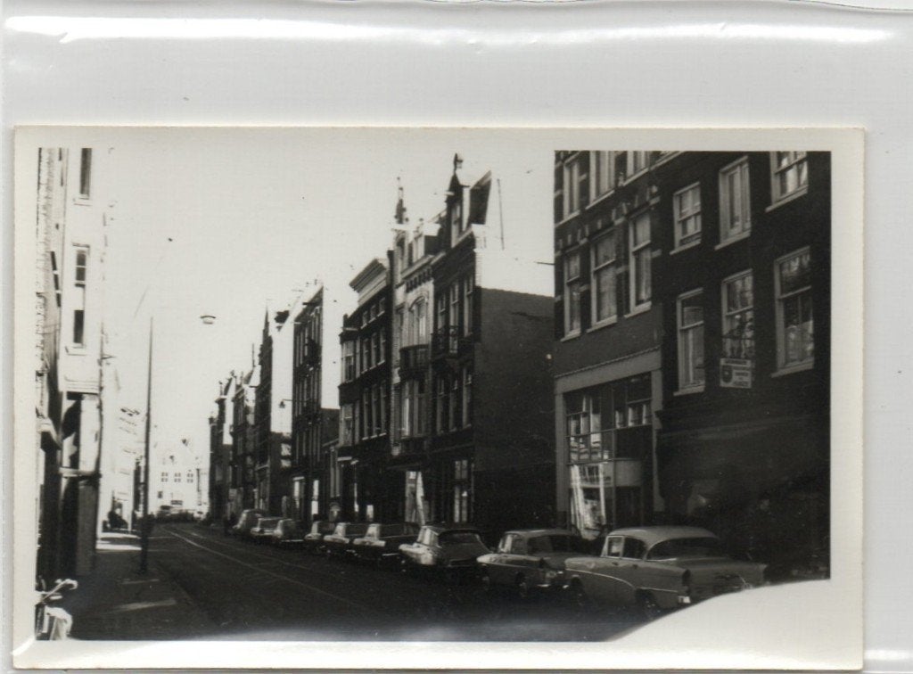 Amsterdam oude foto jaren 60 centrum, Verzenden, 1960 tot 1980, Gebruikt, Overige onderwerpen