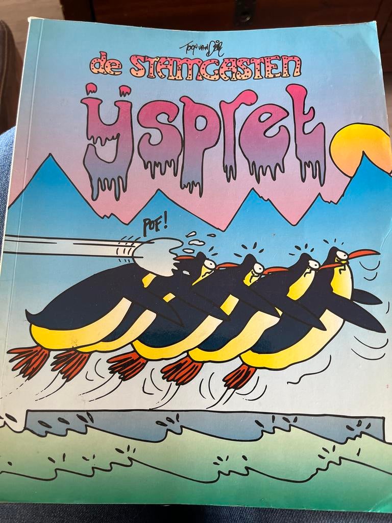 De Stamgasten: IJspret - Toon van Driel stripboek, Ophalen, Gelezen