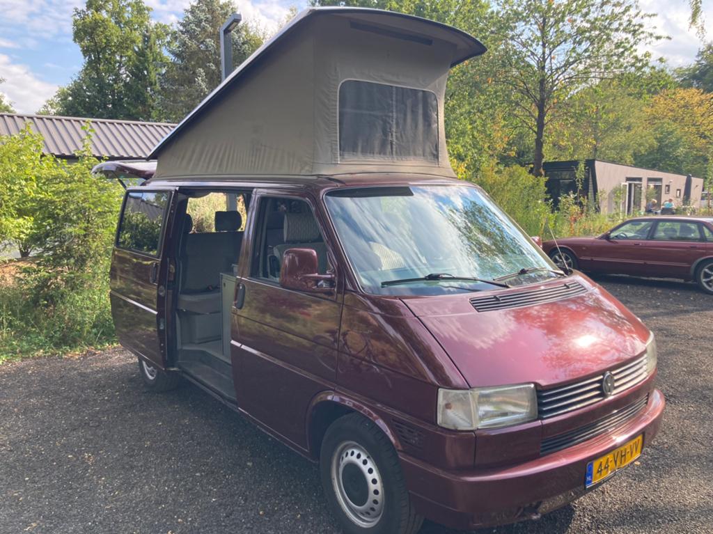 Volkswagen t4 camper 2.4 Diesel Multivan, Caravans en Kamperen, Campers, Volkswagen, Reservewiel, Luifel, Particulier