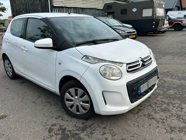 Cittroen C1 5 deurs 2021 87.000 km voor/achter schade, Auto diversen, Ophalen, Citroën, Wit, 999 cc
