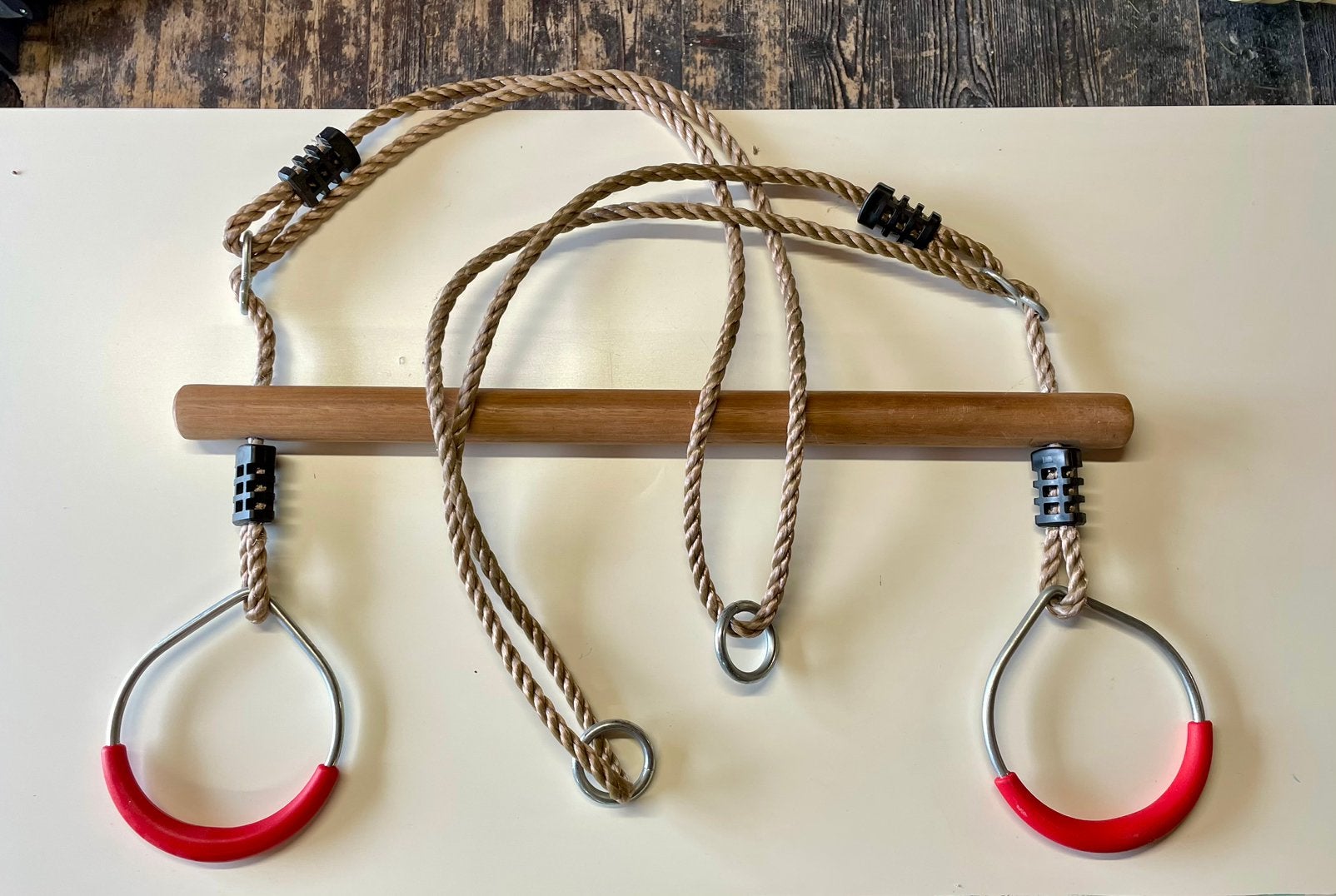Trapeze met ringen, Kinderen en Baby's, Speelgoed | Buiten | Speeltoestellen, Ophalen of Verzenden, Zo goed als nieuw