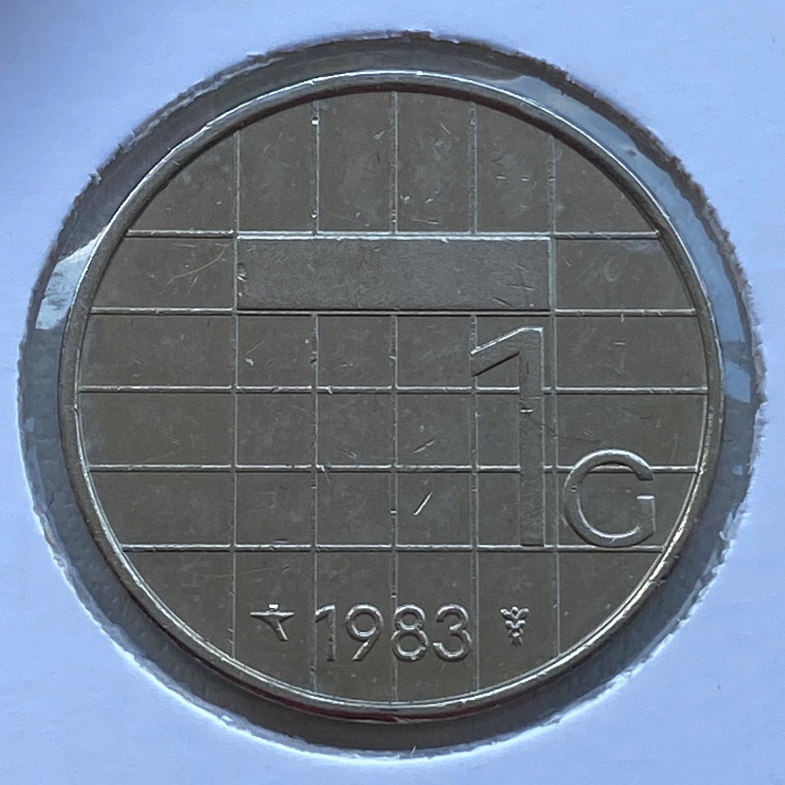 1 Gulden uit 1983 van Beatrix, Verzenden, Koningin Beatrix, 1 gulden, Losse munt