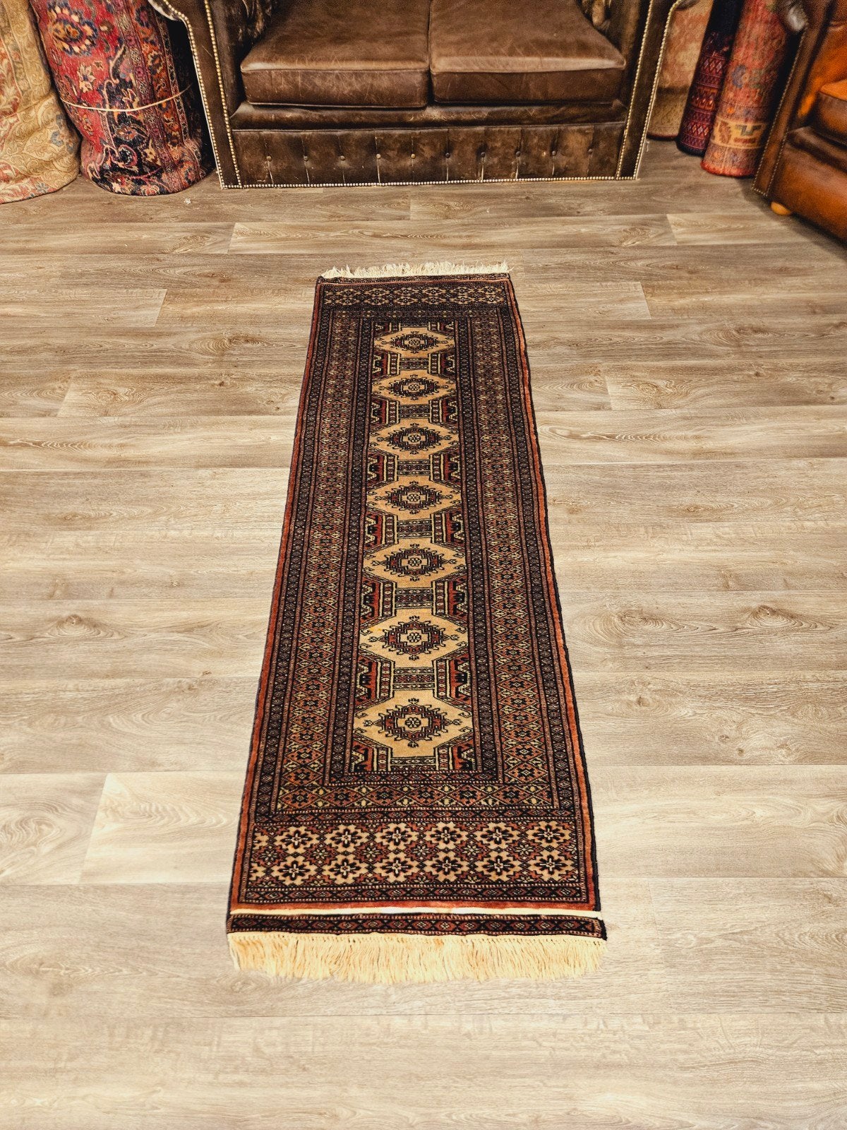 Oosters Handgeknoopte Loper. prachtige kleuren en patronen!, 100 tot 150 cm, Perzisch, Rechthoekig