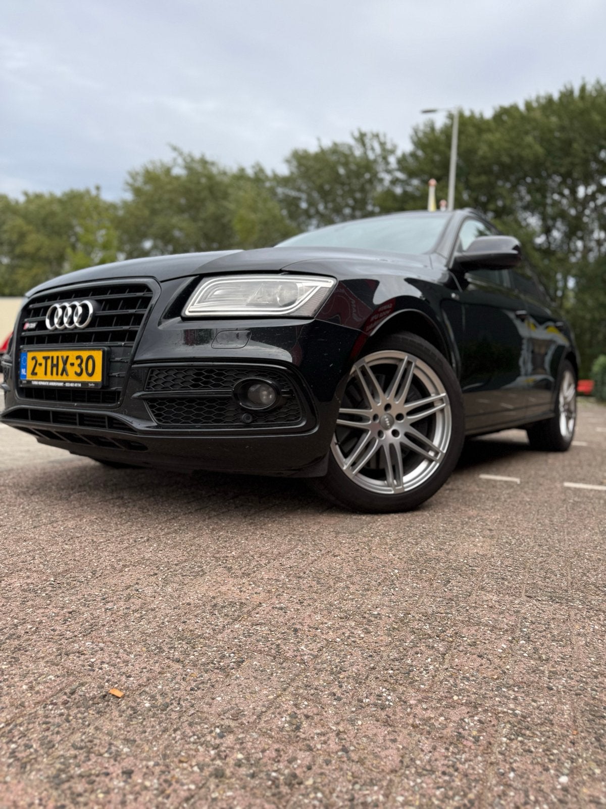 Audi SQ5 3.0 TDI Quattro Tiptronic 2014 Zwart, Auto's, Audi, Automaat, Euro 5, 15 km/l, Zwart