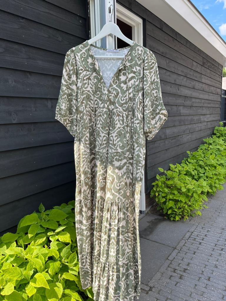 Ibiza jurk ☀️, Kleding | Dames, Jurken, Ophalen of Verzenden, Zo goed als nieuw, Maat 46/48 (XL) of groter, Onder de knie