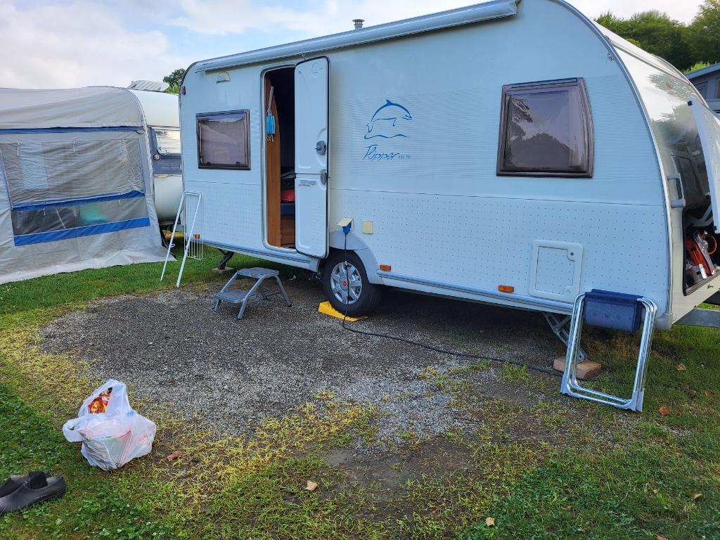 Bürstner Flipper 460 TS mover, luifel, zijwanden, voortent., Kachel, Rondzit, Particulier, Vast bed