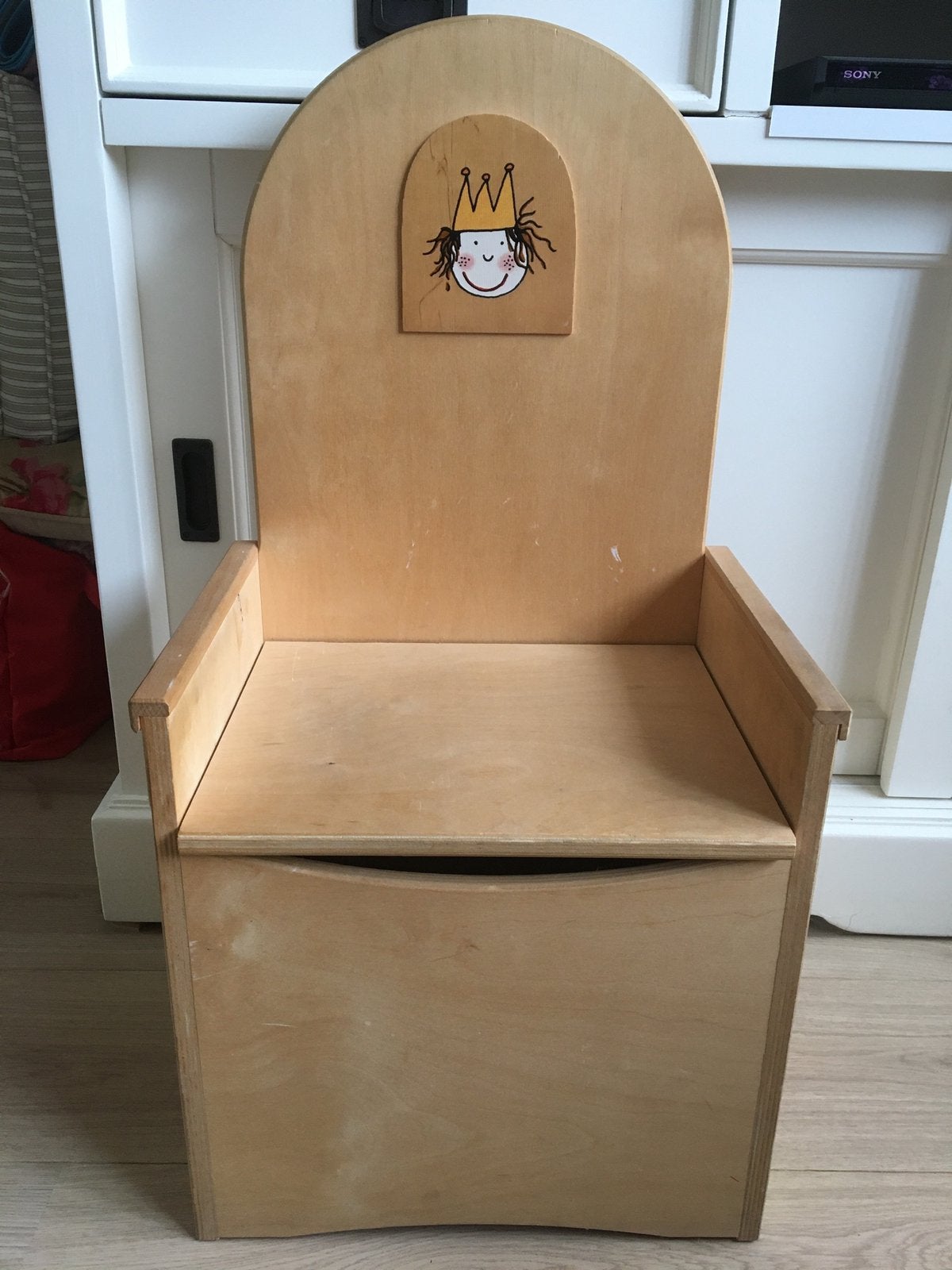Houten stoeltje met klep voor peuter kleuter, Ophalen, Gebruikt, Stoel(en)