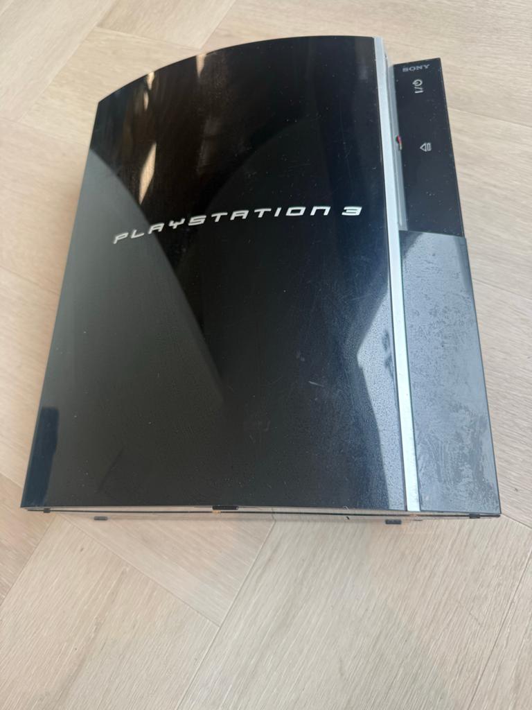 PlayStation 3 (PS3) met 2 games, Phat, Ophalen of Verzenden, Zonder controller, 120 GB