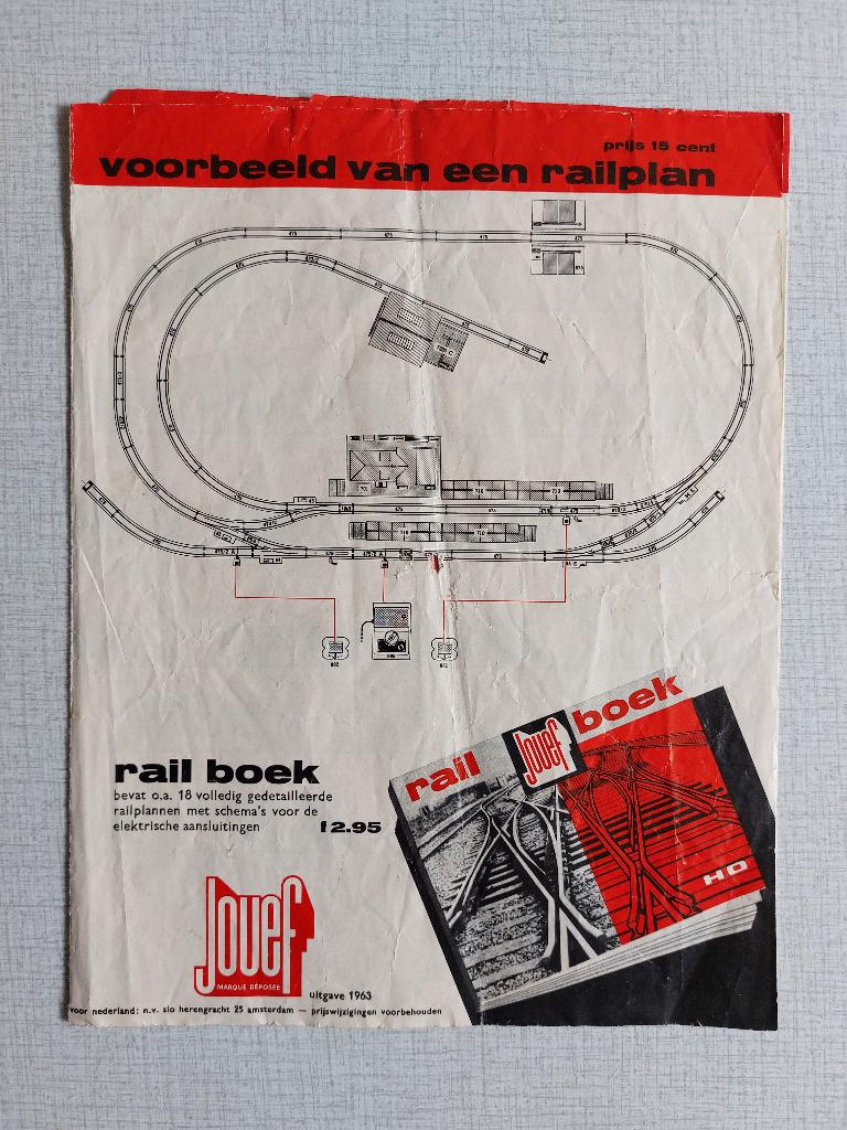 JOUEF H0 folder, Gebruikt, Gelijkstroom, Jouef, Boek, Tijdschrift of Catalogus