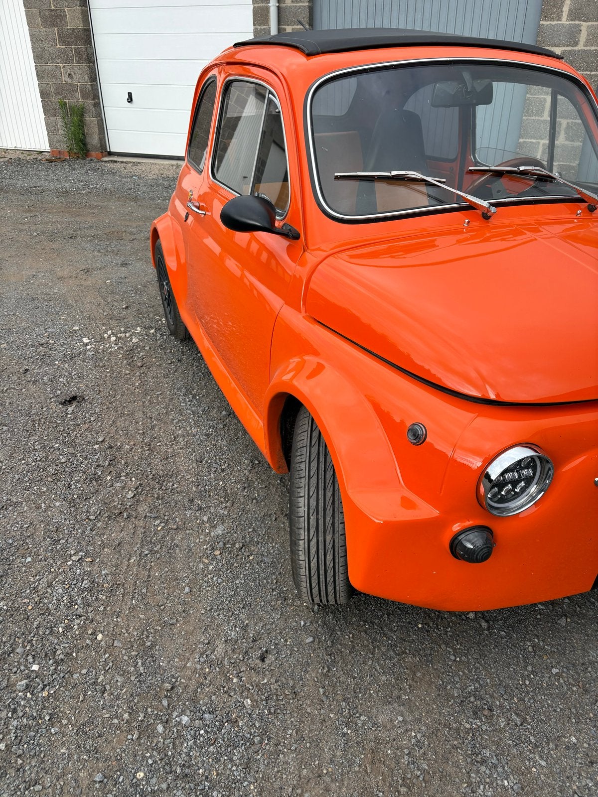 Fiat 500L Abarth 1970 (Replica), Achterwielaandrijving, Overige kleuren, Lederen bekleding, Leder