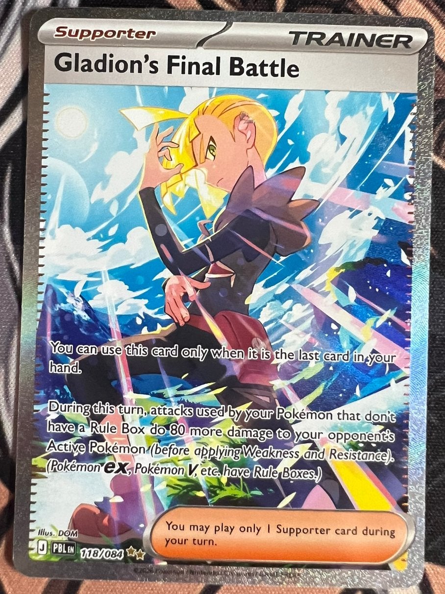 Gladion’s Final Battle SIR - Pitch Black, Ophalen of Verzenden, Nieuw, Losse kaart, Foil