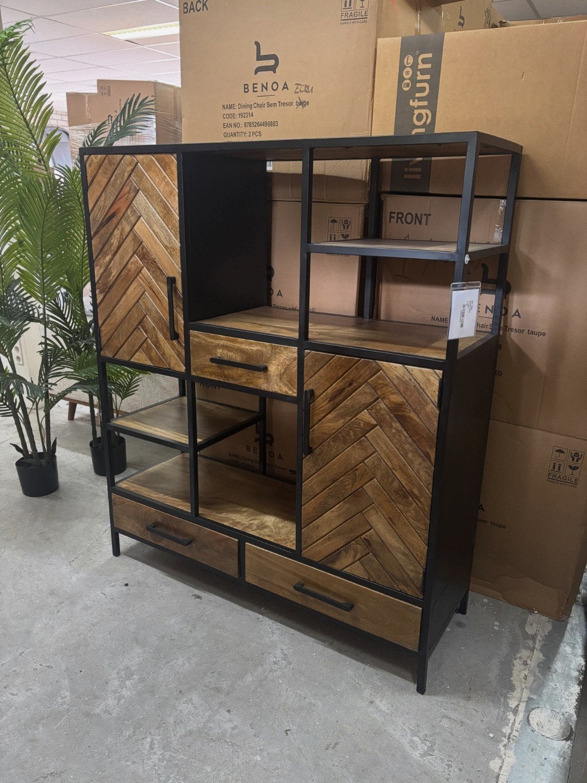 Kabinetkast Brooklyn, 140 cm, van Livingfurn, Ophalen, ., Nieuw, Livingfurn
