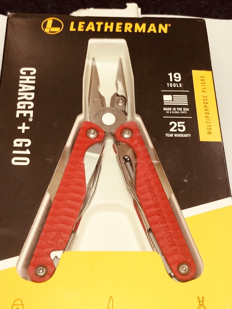 Leatherman Charge + Plus G10 Inferno Red Limited Edition New, Maarten@MrMultitool.com, Nieuw, Ophalen of Verzenden, MrMultitool.com