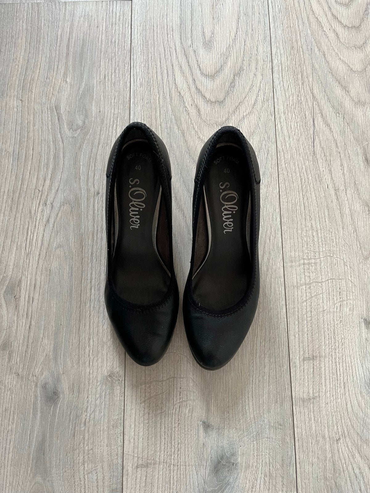 S.Oliver Zwarte Pumps Maat 40, Pumps, Zwart, Ophalen of Verzenden, Gedragen
