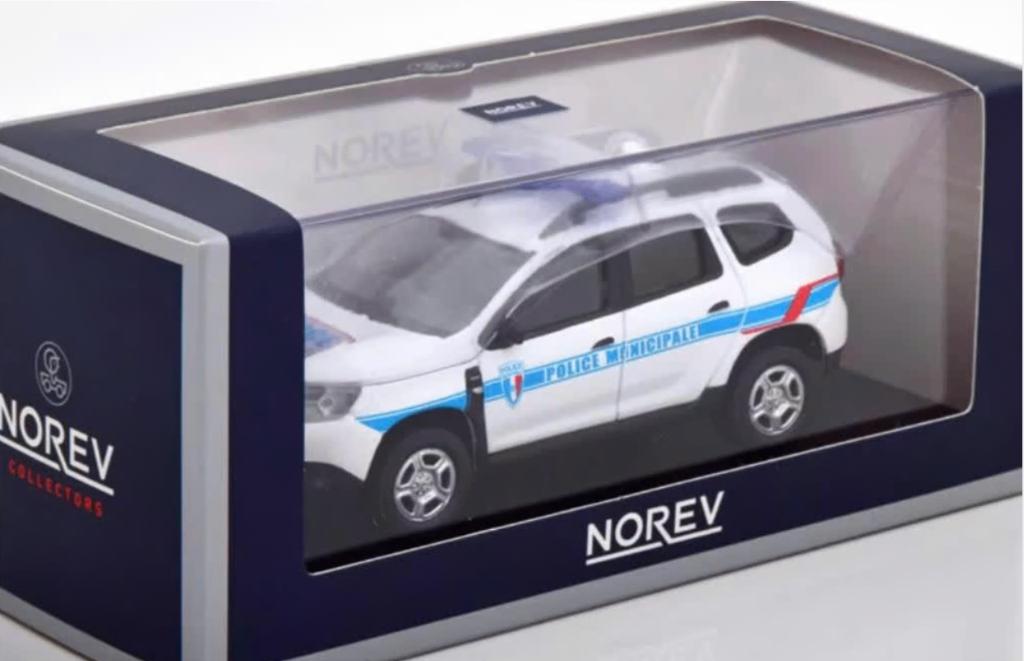 DACIA DUSTER 2018 POLICE MUNICIPALE 1/43 NOREV ref. 509011, Verzenden, Nieuw, Auto, Norev