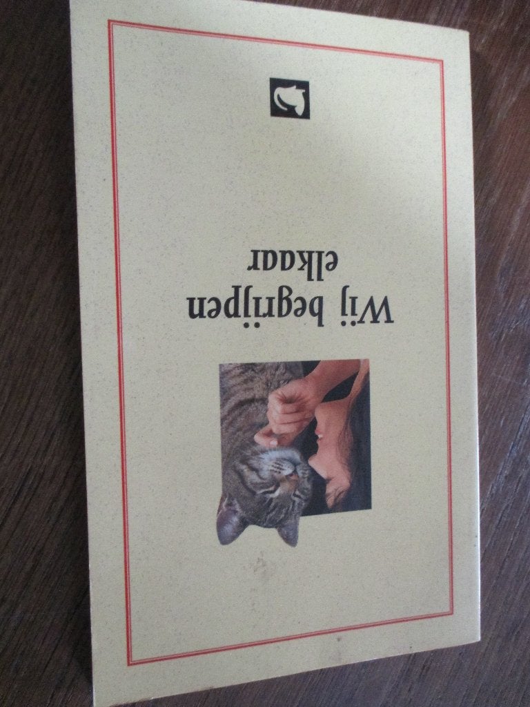 Boek , poezen , Wij begrijpen elkaar, Boeken, Dieren en Huisdieren, Verzenden, Zo goed als nieuw, Katten
