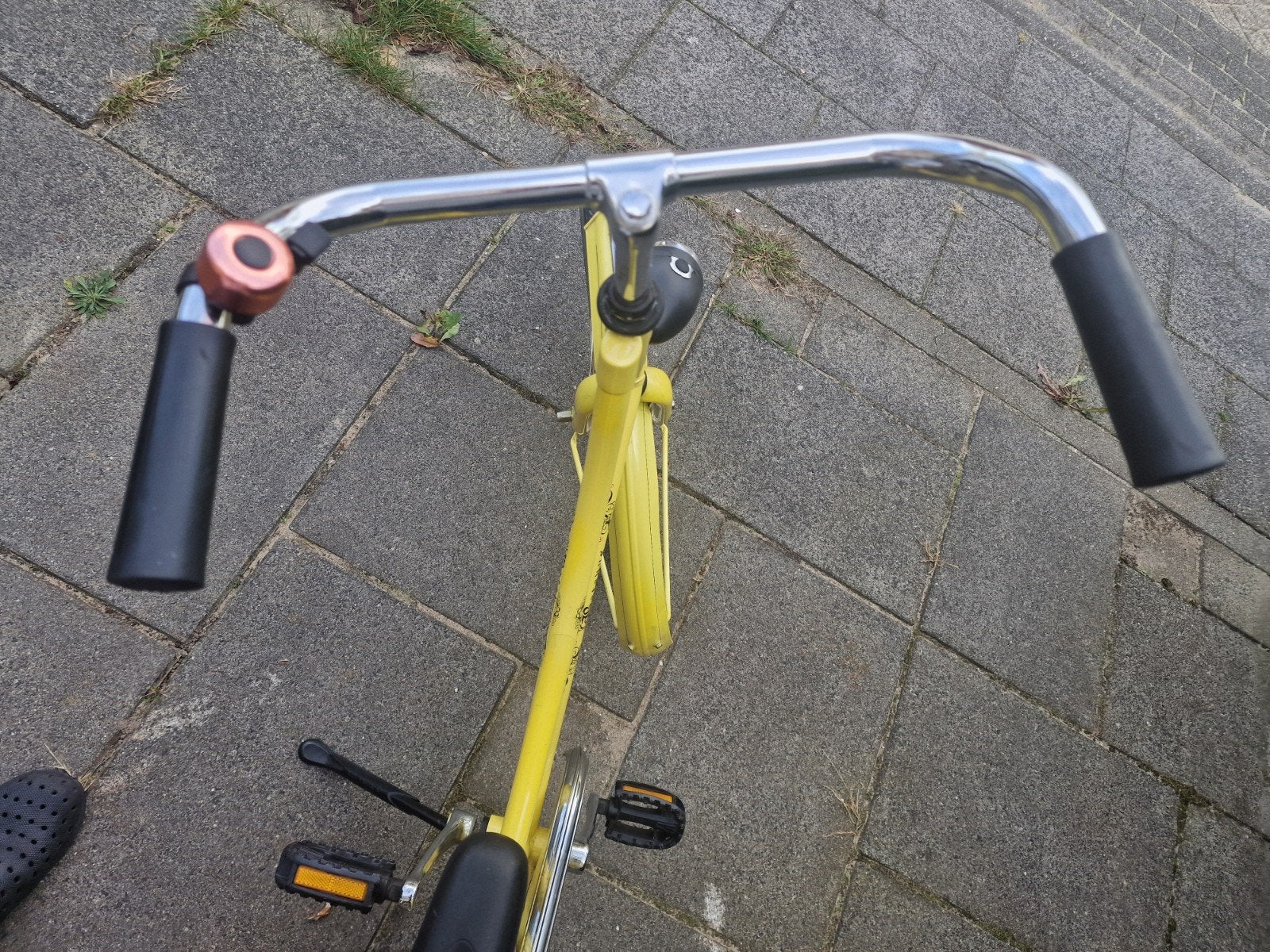 Batavus Young Dutch Meisjesfiets 24 inch Geel, Ophalen, Terugtraprem, Batavus, Handrem
