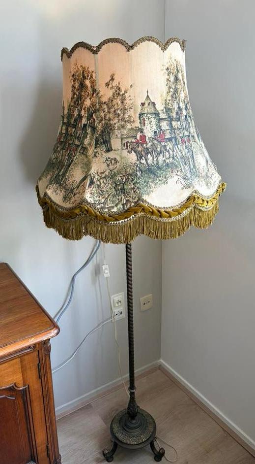 Vintage klassieke staande lamp / vloerlamp, Ophalen