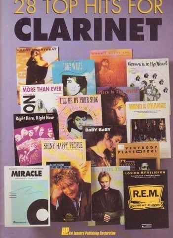 Klarinet: 28 top hits for clarinet-MOOI, Muziek en Instrumenten, Bladmuziek, Gebruikt, Ophalen of Verzenden, Klarinet, Thema