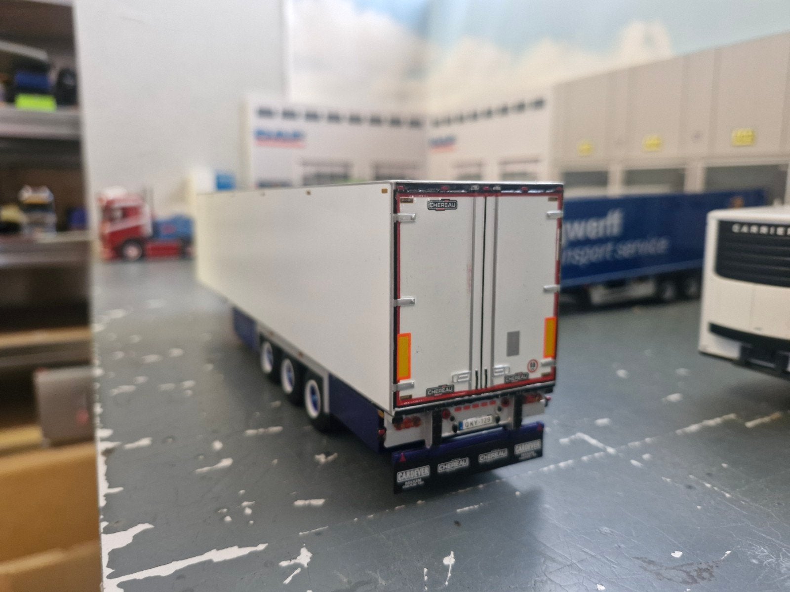 koeltrailer chereau wsi reclame vrij, Ophalen of Verzenden, Zo goed als nieuw, Bus of Vrachtwagen, Wsi