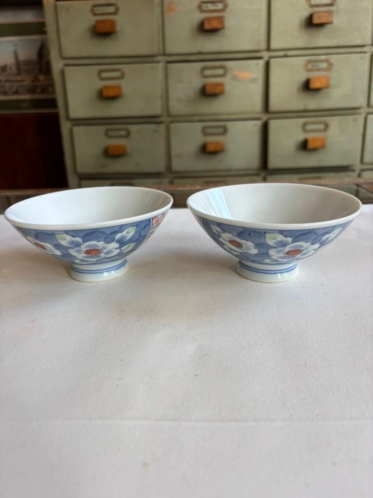 Paar Japanse Imari-porseleinen kommen – Arita, 19e eeuw, Antiek en Kunst, Antiek | Porselein, Ophalen of Verzenden