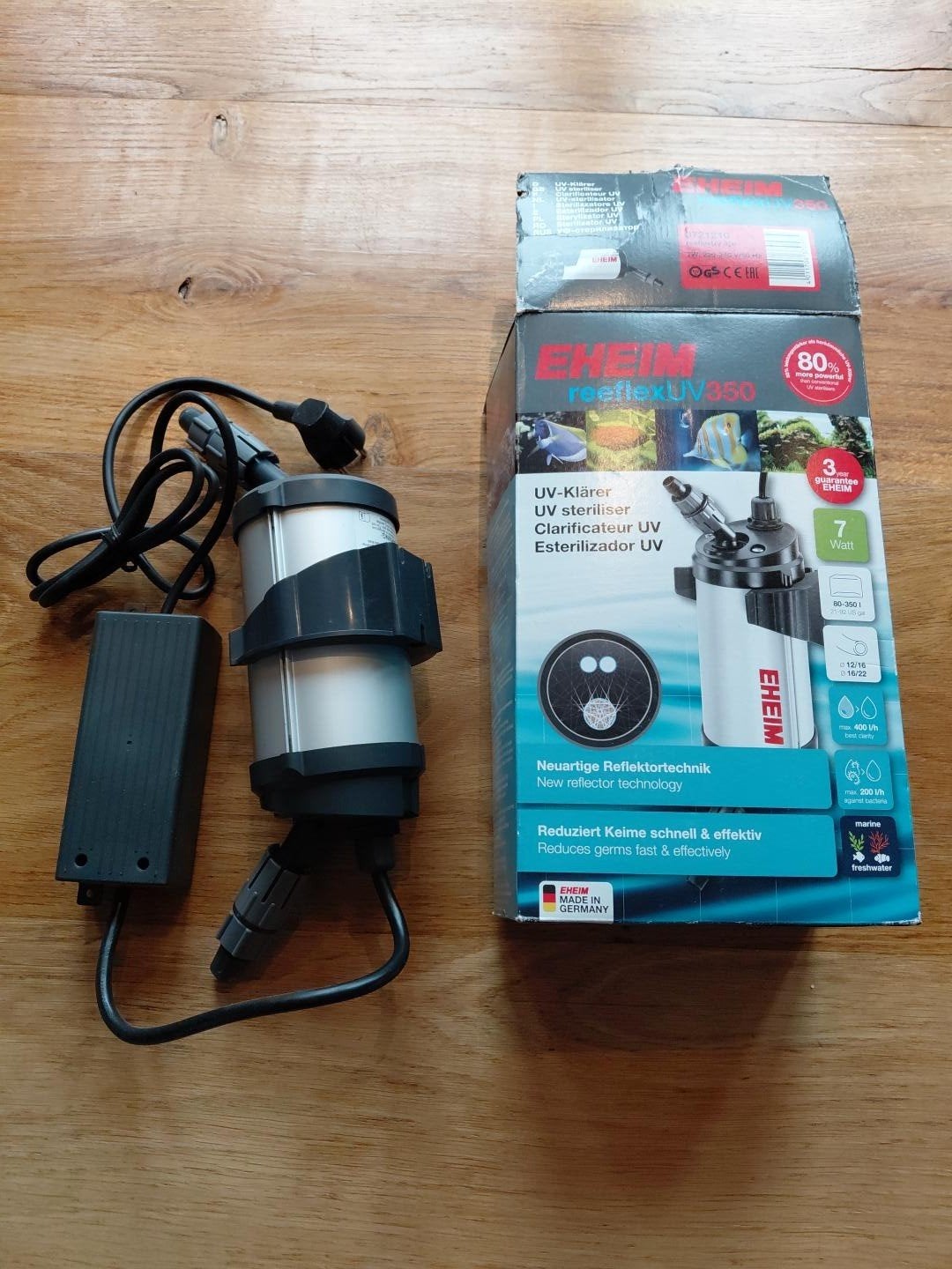 EHEIM reeflexUV 350(UV-C sterilisator 7W)., Tuin en Terras, Ophalen, Zo goed als nieuw, Netvoeding, Minder dan 50 watt